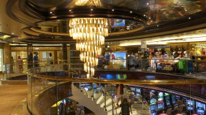 The Promenade deck on the Royal Princess